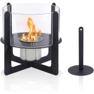 BRIAN & DANY Tabletop Portable Ethanol Fireplace, Indoor Clean-Burning Ventless Firepit