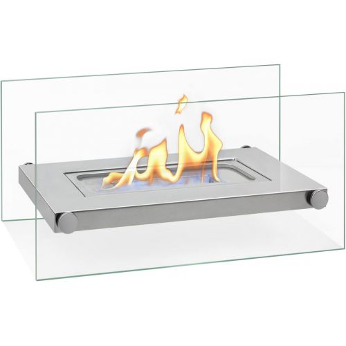  BRIAN & DANY Tabletop Portable Ethanol Fireplace for Indoor/Outdoor