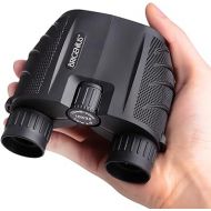 Compact Binoculars, High Powered Binoculars for Adults with Low Light Night Vision, Easy Focus Binoculars Clear for Bird Watching, Outdoor Sports Games and Concerts