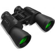 BRIGENIUS 10 x 50 Binoculars for Adults, Powerful Binoculars for Bird Watching, Multi-Coated Optics Durable Full-Size Clear Binocular for Travel Sightseeing Outdoor Sports Games and Concerts