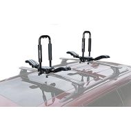 BRIGHTLINES Double Folding Kayak Roof Rack Carrier That Holds a Pair of Kayaks, or One Canoe or SUPs Paddleboards