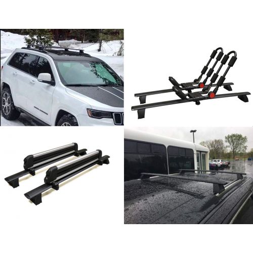  BRIGHTLINES 2011-2019 Jeep Grand Cherokee Crossbars Roof Racks Luggage Racks