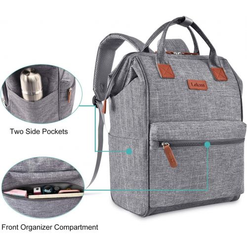  [아마존베스트]BRINCH Laptop Backpack 15.6 Inch Wide Open Computer Backpack Laptop Bag College Rucksack Water Resistant Business Travel Backpack Multipurpose Casual Daypack with USB Charging Port