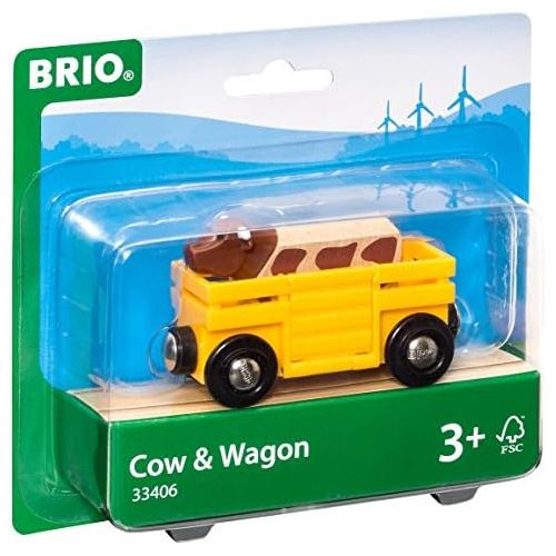  [아마존 핫딜]  [아마존핫딜]Brio BRIO World 33406 - Tierwagen mit Kuh
