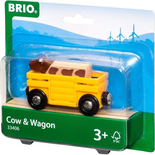  [아마존 핫딜]  [아마존핫딜]Brio BRIO World 33406 - Tierwagen mit Kuh