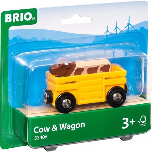  [아마존 핫딜]  [아마존핫딜]Brio BRIO World 33406 - Tierwagen mit Kuh