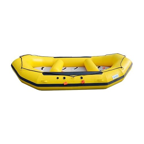  BRIS 1.2mm 12ft Inflatable White Water River Raft Inflatable Boat FloatingTubes