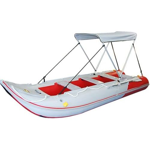  [아마존베스트]BRIS Portable Bimini Top Cover Canopy for Inflatable Kayak Canoe Boat (2 Bow)
