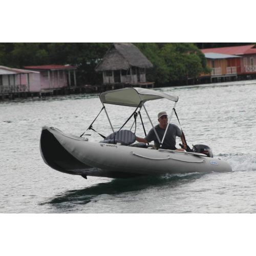  BRIS 15.4Ft Inflatable Kayak Fishing Tender 4 Person Kayaks Canoe Dinghy