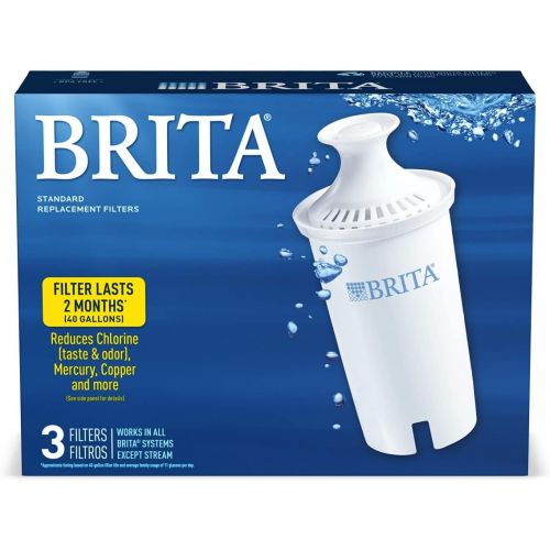  BRITA Pitcher Replacement Filters, 3/Pack