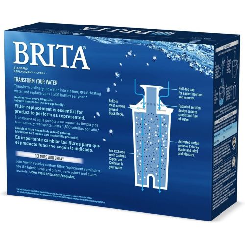  BRITA Pitcher Replacement Filters, 3/Pack