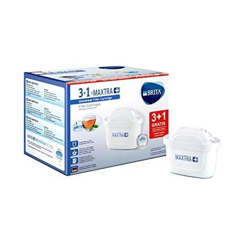  BRITA Maxtra Pack 3+1, White, Plus, 4