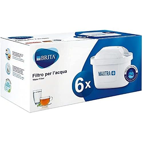  BRITA Maxtra+ Water Filter 100 L, 6 White Cartridges