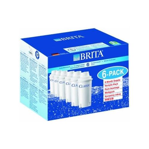  Brita Classic 1016051 Filter Cartridges Pack of 6