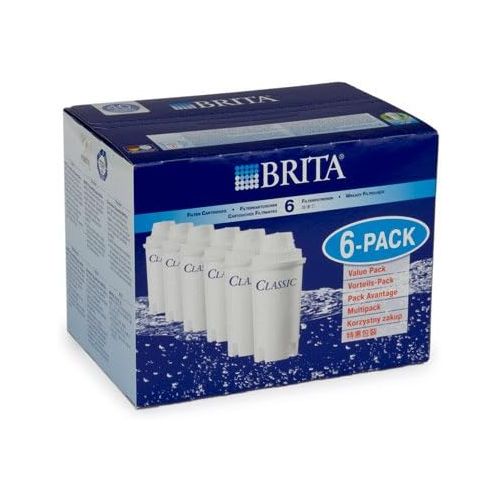  BRITA Indispensable Classic Water Filter Cartridges 6 Pack [E99445] (Neoteric Design)
