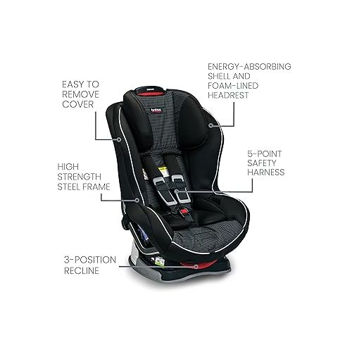  Britax Emblem 3 Stage Convertible Car Seat, Dash