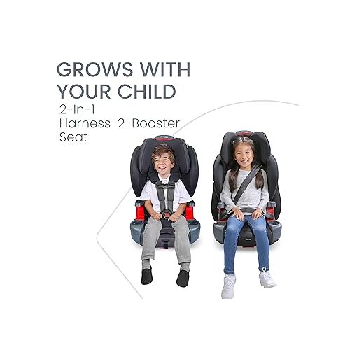  Britax Grow with You ClickTight Harness-2-Booster Car Seat, Cool N Dry - Cool Flow Moisture Wicking Fabric