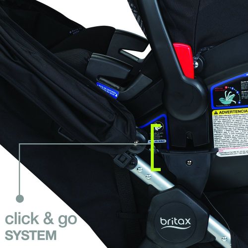  BRITAX Britax B-Safe 35 Side Impact Protection Infant Car Seat with Base, Slate Strie
