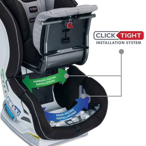  BRITAX Britax Marathon ClickTight Anti-Rebound Bar Convertible Car Seat - 1 Layer Impact Protection - Rear & Forward Facing - 5 to 65 Pounds, Vue