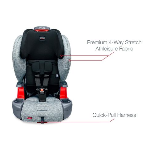  [아마존베스트]BRITAX Britax Grow with You ClickTight Harness-2-Booster Car Seat - 2 Layer Impact Protection - 25 to 120 pounds,...