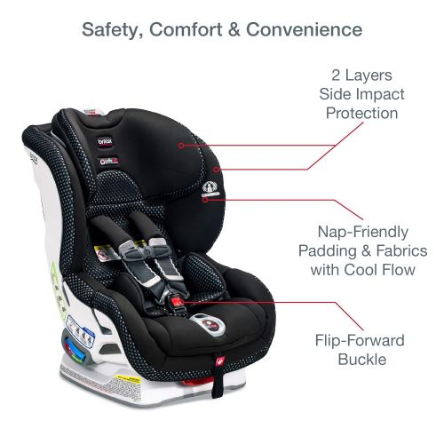  [아마존베스트]BRITAX Britax Boulevard ClickTight Convertible Car Seat, Cool Flow Grey