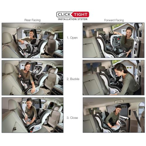  [아마존베스트]BRITAX Britax Marathon ClickTight Convertible Car Seat, Oasis