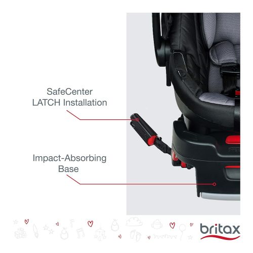  [아마존베스트]BRITAX Britax B-Safe 35 Infant Car Seat - Rear Facing 4 to 35 Pounds - Reclinable Base, Ashton