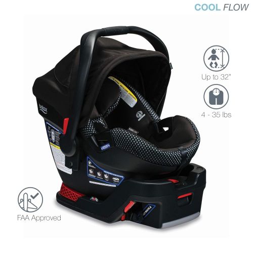  [아마존베스트]BRITAX Britax B-Safe Ultra Infant Car Seat, Cool Flow Grey