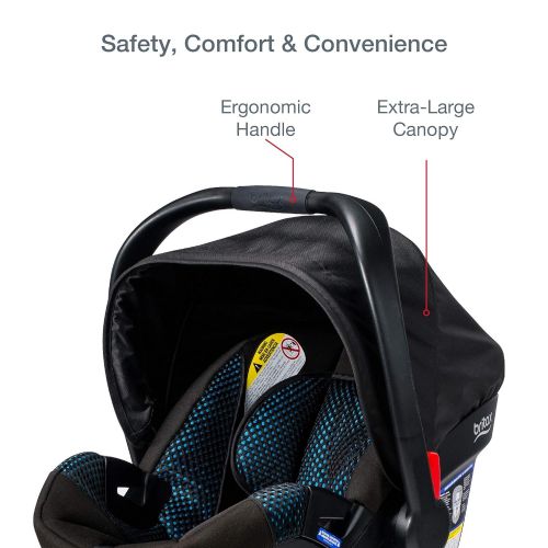  [아마존베스트]BRITAX Britax B-Safe Ultra Infant Car Seat, Cool Flow Teal