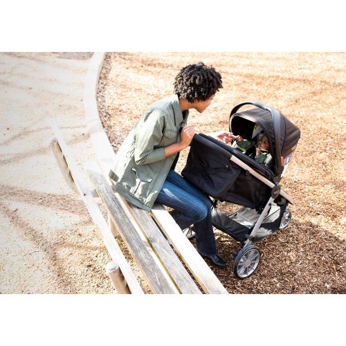  [아마존베스트]BRITAX Britax Travel System - B-Lively Stroller & B-Safe 35 Infant Car Seat - 4 to 55 Pounds, Raven