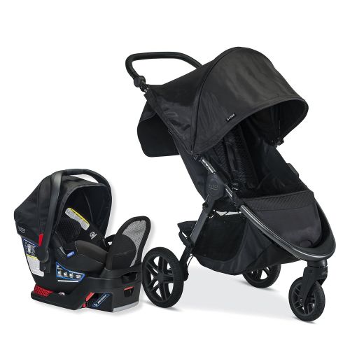  [아마존베스트]BRITAX Britax B-Free & Endeavours Travel System, Midnight