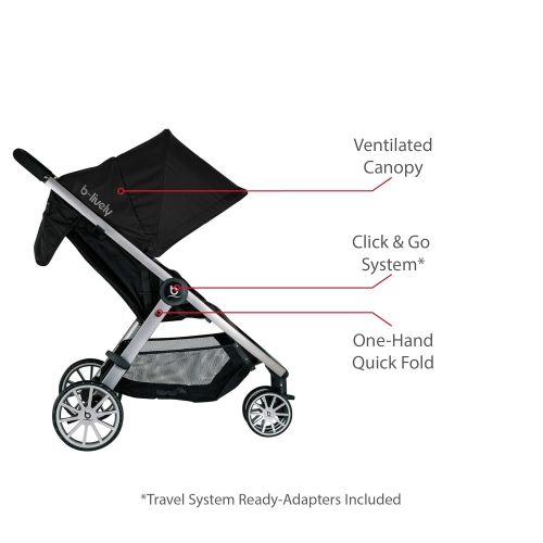  [아마존베스트]You purchased this item on December 26, 2018. Britax B-Lively Lightweight Stroller, Raven