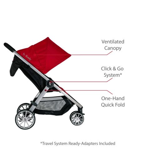  [아마존베스트]BRITAX Britax B-Lively Lightweight Stroller, Cardinal