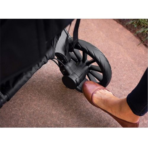  [아마존베스트]BRITAX Britax B-Lively Double Stroller - Up to 100 pounds - Car Seat Compatible - UV 50+ Canopy - Adjustable Handlebar - Easy Fold, Dove