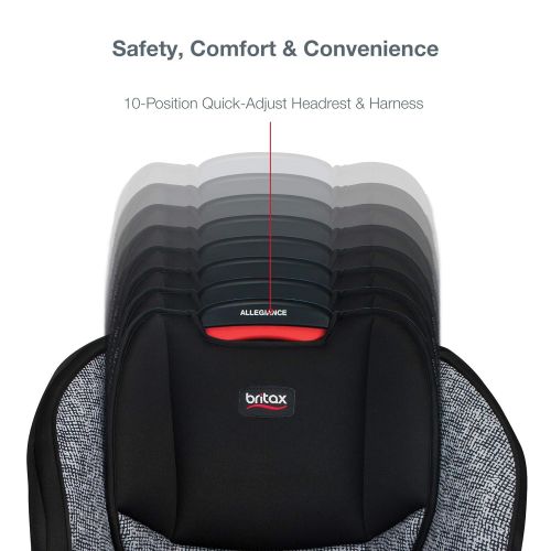  Britax Allegiance 3 Stage Convertible Car Seat - 5 to 65 Pounds - Rear and Forward Facing - 1 Layer Impact Protection , Static
