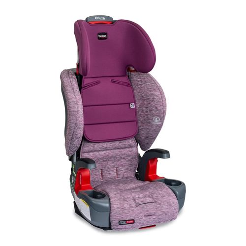  Britax USA E1C199G Britax Grow with You ClickTight Harness-2-Booster Car Seat - 2 Layer Impact Protection - 25 to 120 Pounds, Mulberry [Newer Version of Frontier]