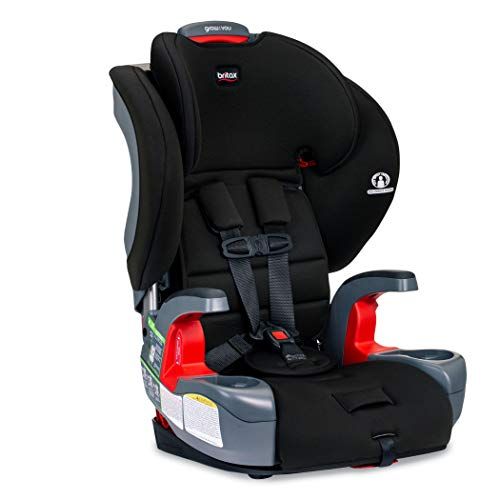  Britax Grow with You Harness-2-Booster Car Seat - 2 Layer Impact Protection - 25 to 120 Pounds, Dusk [Newer Version of Pioneer]