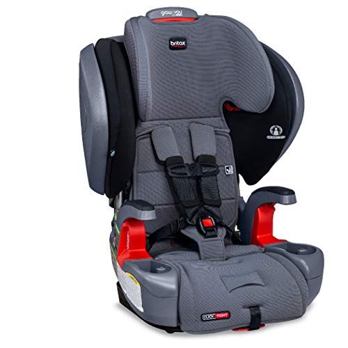  Britax Grow with You ClickTight Plus Harness-2-Booster Car Seat - 3 Layer Impact Protection - 25 to 120 Pounds, Otto Safewash Fabric [Newer Version of Pinnacle]