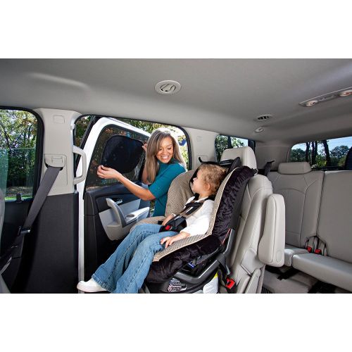  Britax EZ-Cling Window Sun Shades, Black, 2 Count