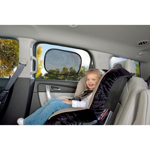  Britax EZ-Cling Window Sun Shades, Black, 2 Count