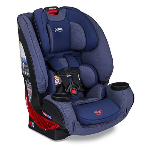  Britax One4Life ClickTight All-in-One Car Seat  10 Years of Use  Infant, Convertible, Booster  5 to 120 Pounds - SafeWash Fabric, Cadet