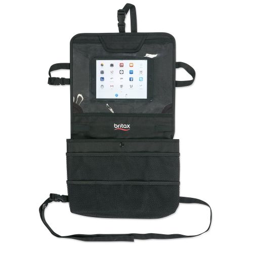  Britax View-N-Go Backseat Organizer with Tablet Holder, Black