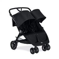 Britax B-Lively Double Stroller, Raven Adjustable Handlebar + Easy Fold + Infinite Recline + Front Access Storage