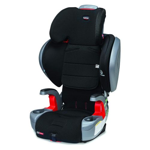  Britax Grow with You ClickTight Plus Harness-2-Booster Car Seat - 3 Layer Impact Protection - 25 to 120 Pounds, Jet Safewash Fabric [Newer Version of Pinnacle]