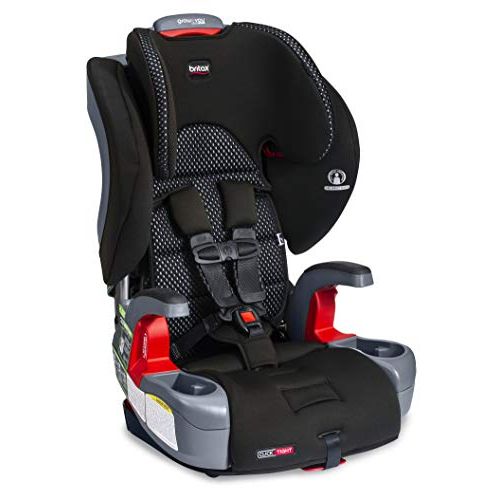  Britax Grow with You ClickTight Harness-2-Booster Car Seat - 2 Layer Impact Protection - 25 to 120 Pounds, Cool Flow Gray [Newer Version of Frontier]