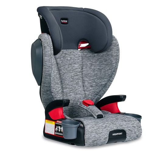  Britax Highpoint 2-Stage Belt-Positioning Booster Car Seat - Highback and Backless - 3 Layer Impact Protection - 40 to 120 Pounds, Asher