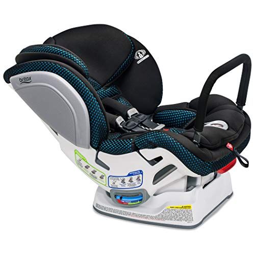  Britax Advocate ClickTight Convertible Car Seat - 3 Layer Impact Protection - Rear & Forward Facing - 5 to 65 Pounds, Cool Flow Ventilating Fabric, Teal