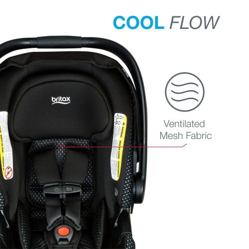  Britax B-Safe Gen2 Flexfit Infant Car Seat, Cool Flow Grey