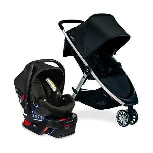  Britax B-Lively and B-Safe Gen2 Travel System, Eclipse Black SafeWash