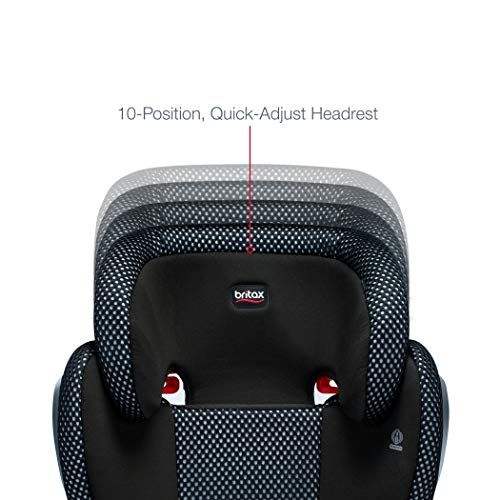  Britax Highpoint 2-Stage Belt-Positioning Booster Car Seat, Cool Flow Gray - Highback and Backless Seat